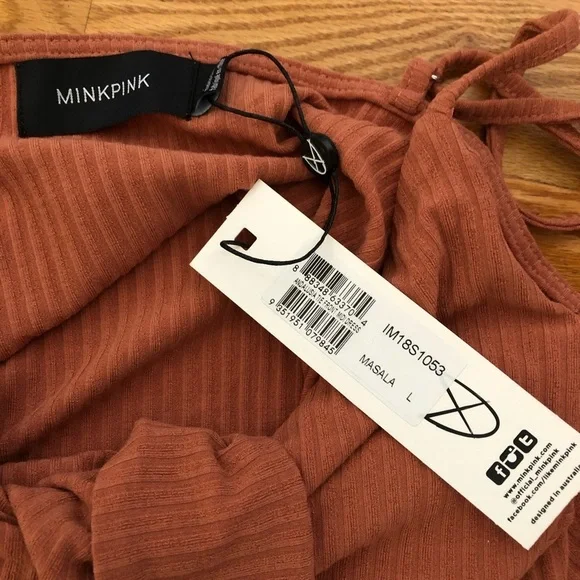 New MinkPink Tie Front Masala Dress - Picture 7 of 7